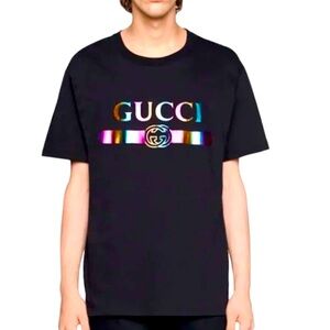 GUCCI Cotton T-Shirt. Size: Large
